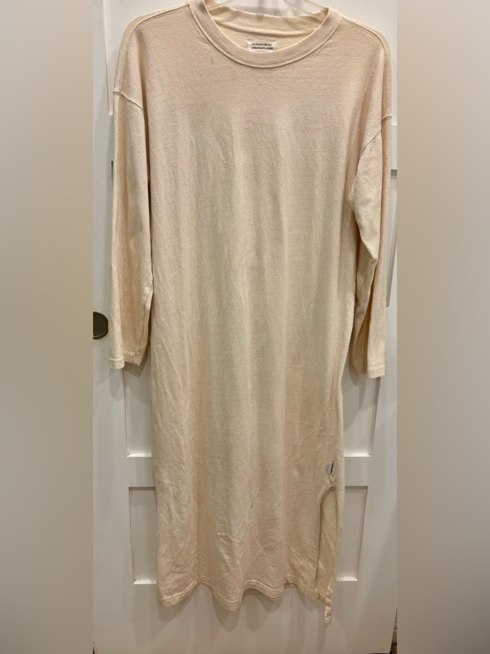 Women's Le Bon Shoppe Sunday Dress in Cream Size L